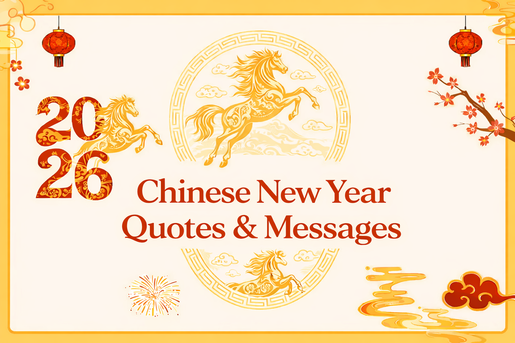 60 Chinese New Year Wishes, Messages & Quotes 2026 (English & Mandarin)
