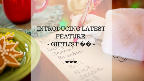 Build & Share Your Giftlist in 3 Steps