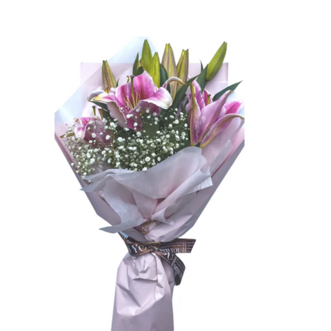 [Fresh Flower] Lily Bouquet (Klang Valley Delivery Only)
