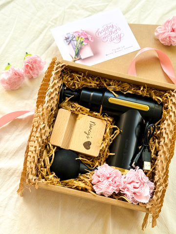 Relax, Rejuvenate, Repeat | Massager Massage Gun & Phone Holder Gift Sets (Klang Valley Delivery)