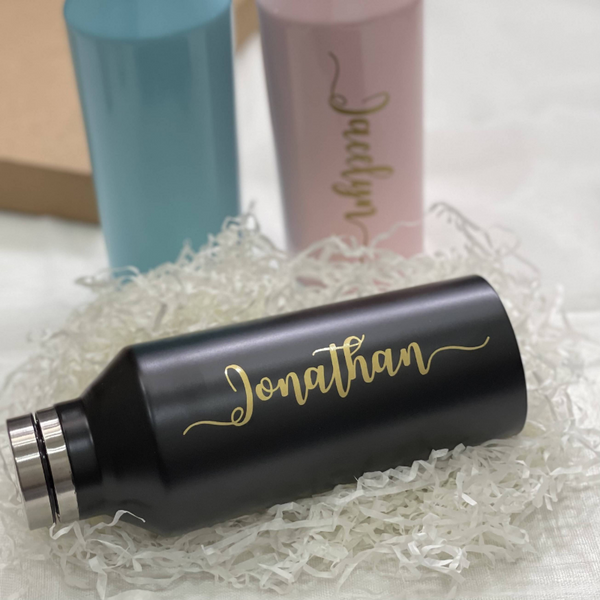 Personalised Stainless Steel Water Thermos Bottle (Klang Valley Delive