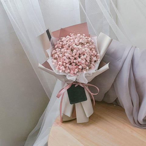 Arianna M Fresh Flower Bouquet Baby Breath (Klang Valley Delivery)