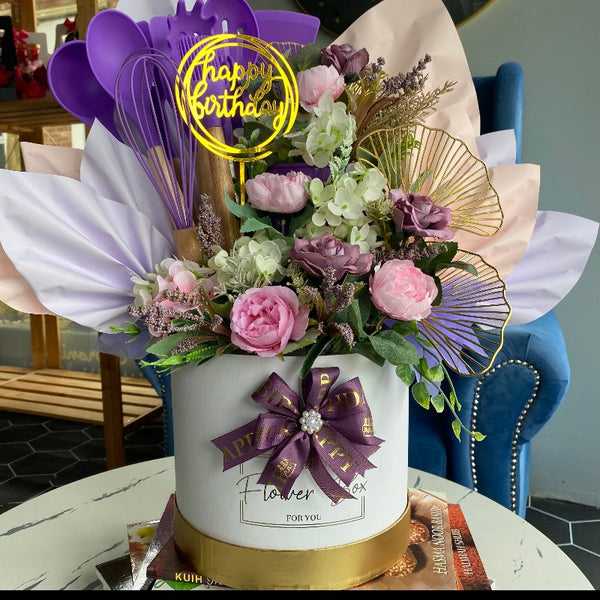 [DB03] Kitchenware Bouquet with Artificial Flowers (Negeri Sembilan De