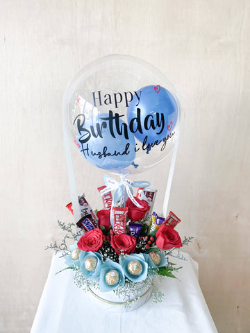 Flora Choc Hot Air Balloon (Melaka Delivery Only)