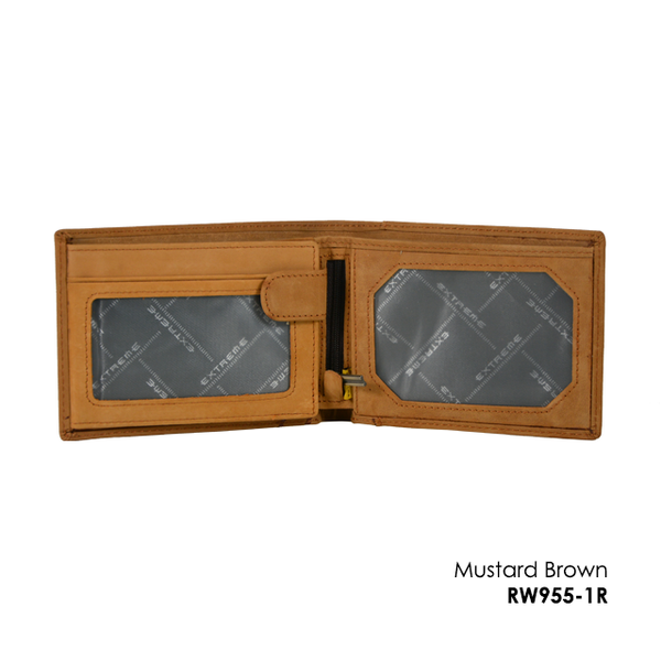 RFID Leather Large Wallet With Secret Compartment (Nationwide Delivery