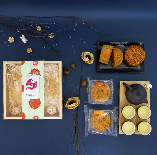 Mid-Autumn Festival Mooncake Gift Box Cheese Creamy Buttermilk  中秋节月饼礼盒流心奶黄核桃奶酥月饼