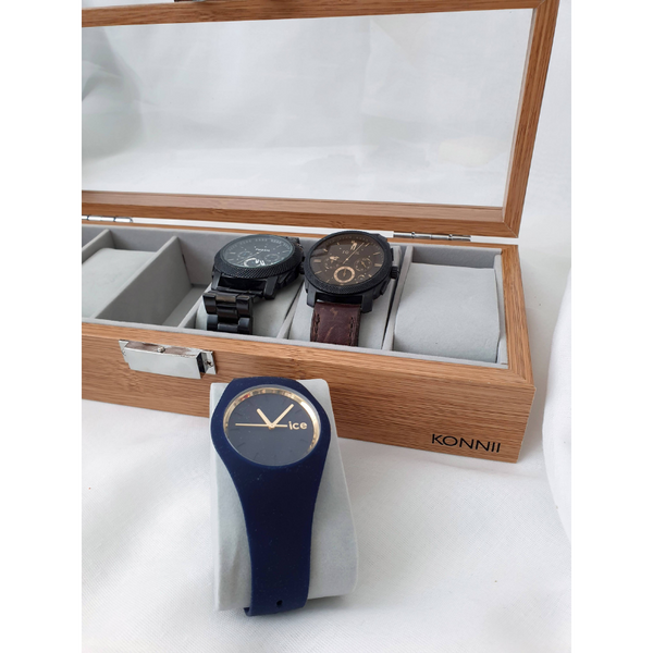 Personalized Wooden Watch Box (Nationwide Delivery) Giftr
