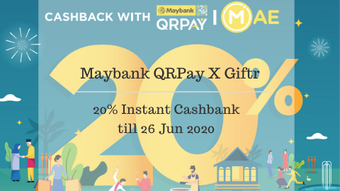 Maybank X Giftr - 20% Cashback Raya Paling Gempak Campaign