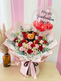 Graduation Bouquet Fresh Flower (Penang Delivery Only)