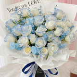 Blue Rose Flower Bouquet (Penang Delivery Only)
