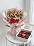 Fresh Rose & Ferrero Rocher Penang Delivery  (Penang Delivery only)  - Deepavali Hampers & Gifts 2026