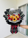 Graduation Bouquet Fresh Flower (Penang Delivery only)