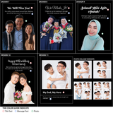 Personalized Mahogany Wood Photo Printing Frame Night Light - Father's Day Flowers & Gifts 2026