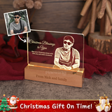 Personalised LED Acrylic Night Light With Photo Engraving