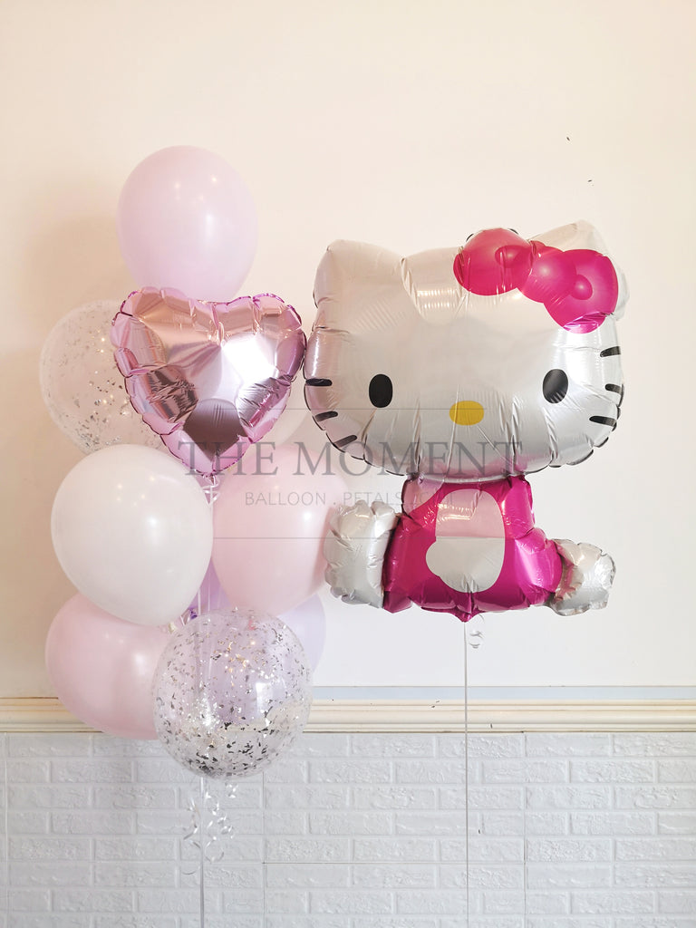 Simple Foil Cartoon Helium Balloon Bundle (Kuching Delivery Only