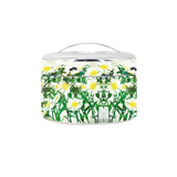BDARI Tiffin Carrier - White Floral Botanic (Nationwide Delivery)