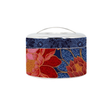 BDARI Tiffin Carrier - Dark Blue Floral Batik (Nationwide Delivery)