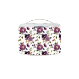 BDARI Tiffin Carrier - Dark Purple Flower (Nationwide Delivery)