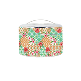 BDARI Tiffin Carrier - Orange Green Ornament (Nationwide Delivery)