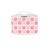 BDARI Tiffin Carrier - Tiles In Pink(Nationwide Delivery)