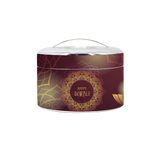 BDARI Tiffin Carrier - Happy Diwali In Marron (Nationwide Delivery)
