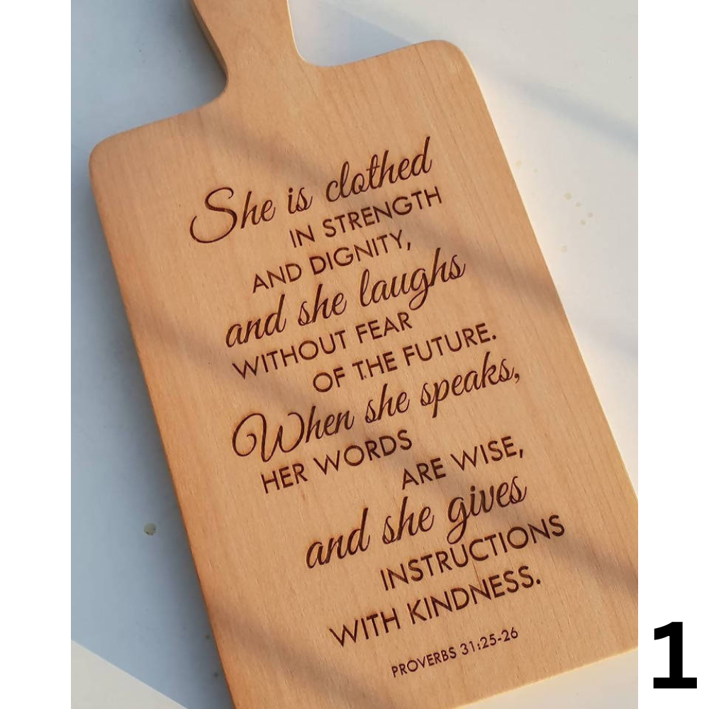 Personalized Wooden Chopping Board (Nationwide Delivery)