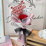 1 Set 6pcs Carnation Soap Flower Bouquet (West Malaysia Delivery Only)