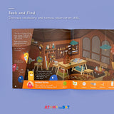 Glow-in-the-Dark Story & Activity Book | Light Up The City | Atom & the Dot