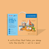 Journey To The Center Of The Earth, Science STEAM Activity Box For Kids on Archaeology