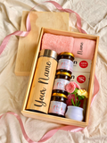 Her Quiet Moments | Personalized Gift Box, Towel, Thermal Flask, Birdnest, Facial Mask & Carnation Flower (Klang Valley Delivery) - Mother's Day Flowers & Gifts 2026