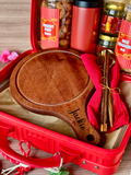 福运满箱 Abundant Fortune CNY Hamper Gift Set 2026 | Red Mini Handcarry Luggage, CNY Goodies, Bird Nest, Plate, Cutlery (Klang Valley Delivery)