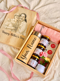 Her Quiet Moments | Personalized Gift Box, Towel, Thermal Flask, Birdnest, Facial Mask & Carnation Flower (Klang Valley Delivery) - Mother's Day Flowers & Gifts 2026