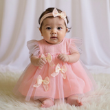 Angeliz Silky Dress & Romper Baby Hamper Set 11 Pcs (Nationwide Delivery)