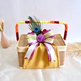 Colours of Diwali Bamboo Basket (Nationwide Delivery)