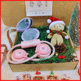 Christmas 2023 | Jolly Winter Gift Box Compact Makeup Mirror / Cute Hands Free Bladeless Neck Fan (Nationwide Delivery)