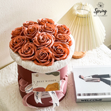 Pink Rose Artificial Soap Flower Bouquet (Nationwide Delivery)