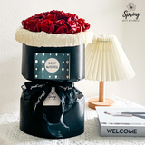 Mother's Day - Red-Black Rose Artificial Soap Flower Bouquet (Klang Valley Delivery Only)