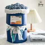 Mother's Day - Blue Rose Artificial Soap Flower Bouquet (Klang Valley Delivery Only)