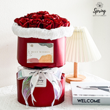 Mother's Day - Red Rose Artificial Soap Flower Bouquet (Klang Valley Delivery Only)