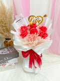 Soap Rose Flower Bouquet (Penang Delivery Only)