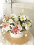 Artificial Mix Flowers in Vase