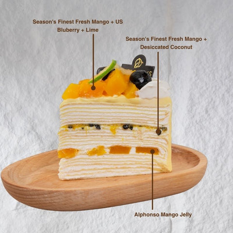 Alphonso Mango Passion Yogurt Crêpe