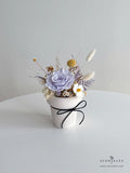 Scentales Dainty Floral Corner Preserved & Dried Flower Pot (Klang Valley Delivery)