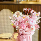 Florence Preserved Flower Vase (Klang Valley Delivery Only)
