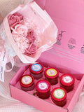 Bird Nest 6 bottle with Carnation flower - Package B