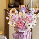 Florence Preserved Flower Vase (Klang Valley Delivery Only)