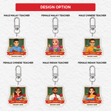 [TEACHER'S DAY 2026] Classroom Teacher Name Acrylic Keychain (10 SETS) (Nationwide Delivery)