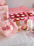 Bird Nest 6 bottle with Carnation flower - Package B
