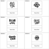 Personalised Name Engraved Wooden Phone Stand (2 Sets) [Nationwide Delivery]