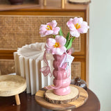 (Mother's Day 2024) Rainie Artificial Tulip Vase  (Klang Valley Delivery Only)